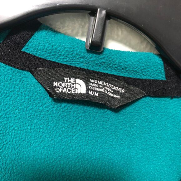 NO offers the north face jacket medium m teal blue green thin hooded pockets 1 - Picture 3 of 12
